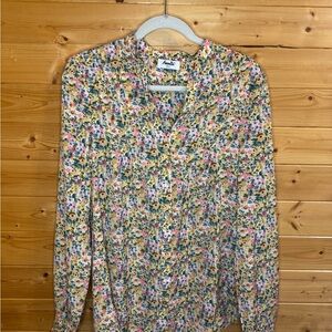 Amalli Talli Multicolor Floral Blouse Tall Size for Tall Women